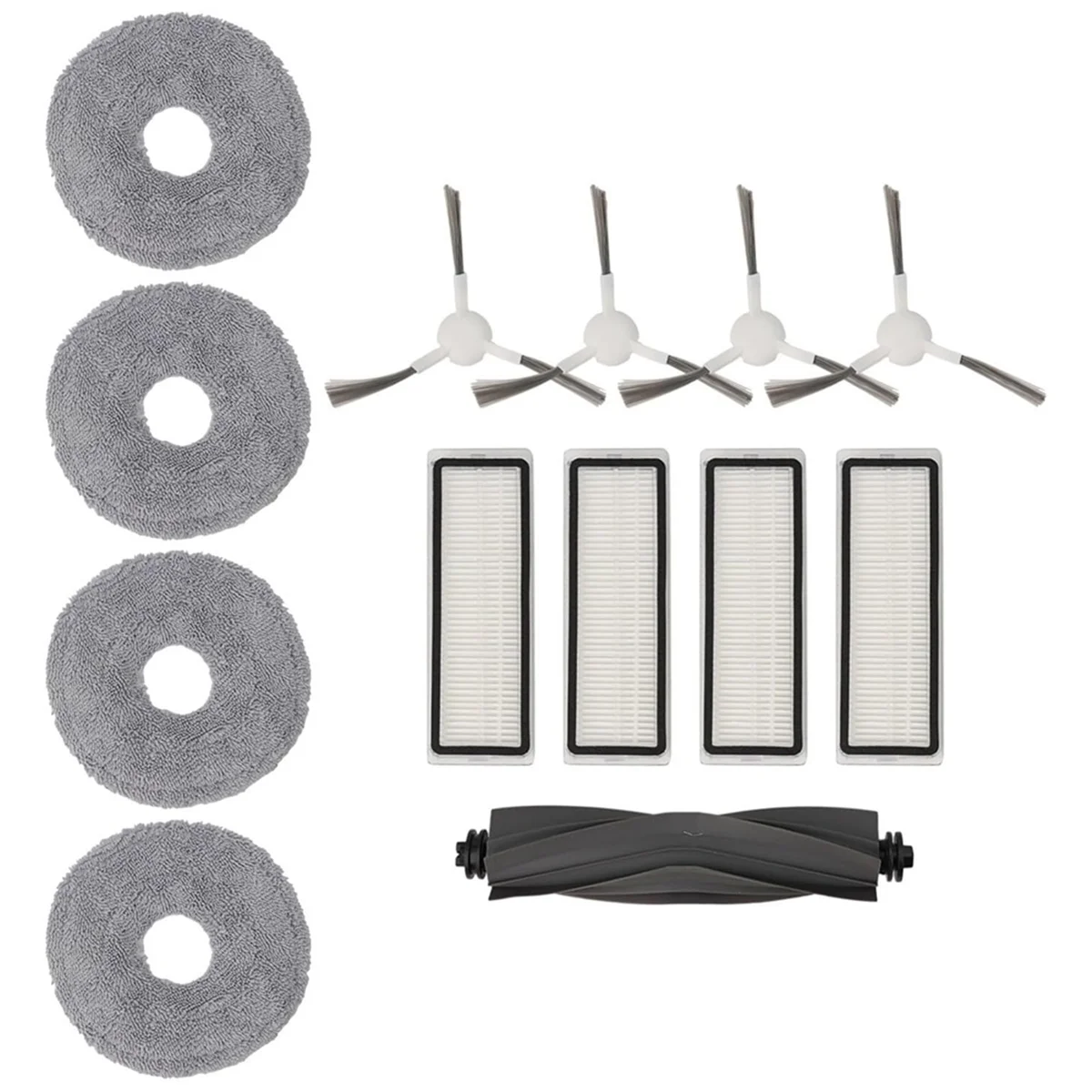 لـ Dreame L10 Prime and Pro جهاز آلي لتنظيف الأتربة فرشاة جانبية رئيسية فلتر Hepa ممسحة قطع غيار القماش