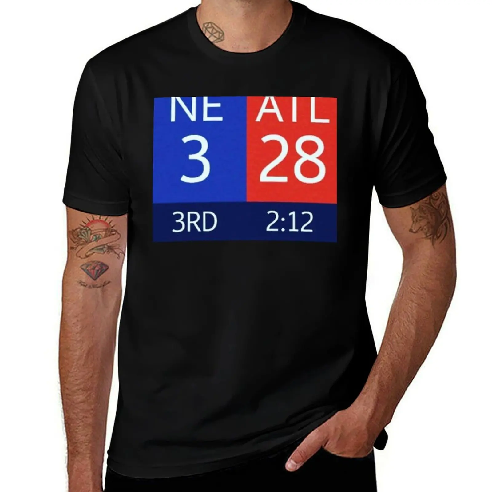The Falcons 28-3 Lead T-Shirt Thanksgiving Casual Tee T-Shirt