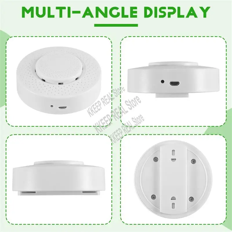 Zigbee/Tuya WIFI Smart Air Box Carbon Dioxide Detector CO2 Gas Sensor Formaldehyde VOC Temperature Humidity Sensor-VVNB