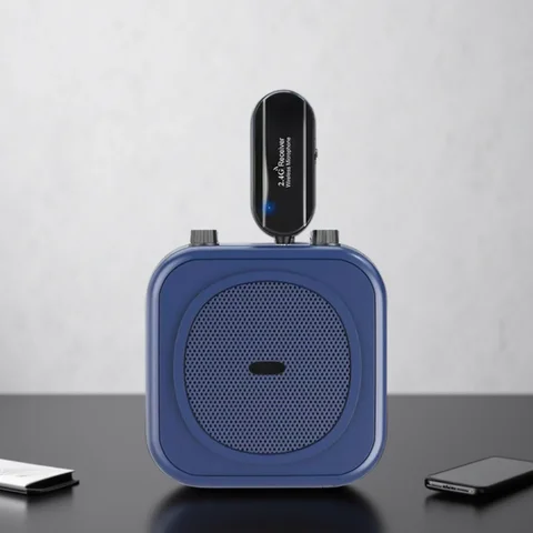 2.4G Headset Wireless Microphone Kit Transmitter with Receiver for Voice Amplifier Speaker Teaching Stage Guide