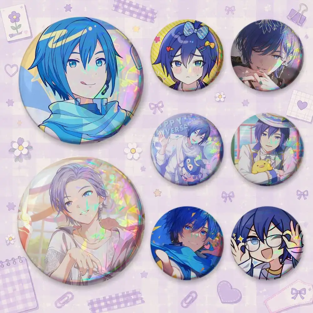 Project Sekai Kaito PJSk Lovely Brooches Cartoon Badge Pins Backpack Hat Accessories Friend Gift