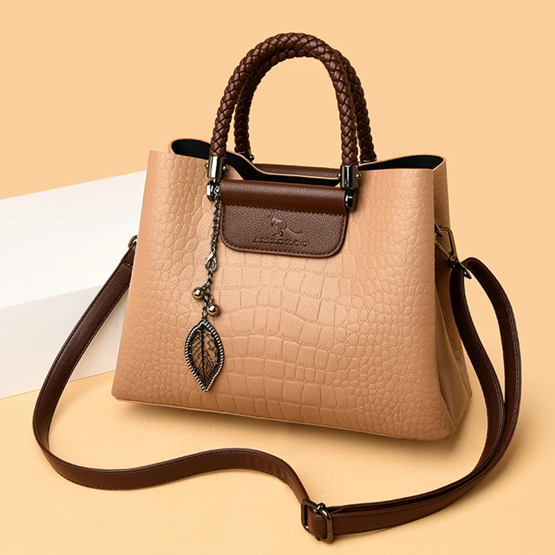 Genuine Brand Leather Sac Luxury Handbags Women Bags Designer Shoulder Crossbody Hand Bags For Women 2024 Purses And Handbags