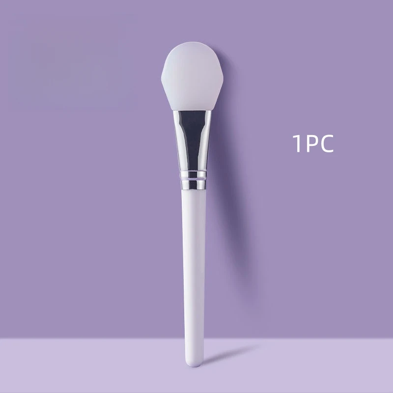 1 Unidade Pincel de Silicone DIY para Máscara, Pincel de Silicone para Salão de Beleza, Pincel para Máscara Facial, Pincel de Maquiagem com Cabeça Mac