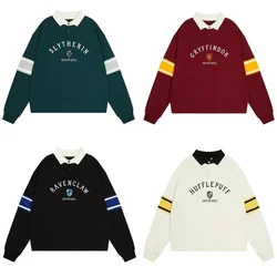 Harried Potter cosplay sweater Hermione Gryffindor couple cosplay pullover Slytherin long sleeve casual accessory Hufflepuff