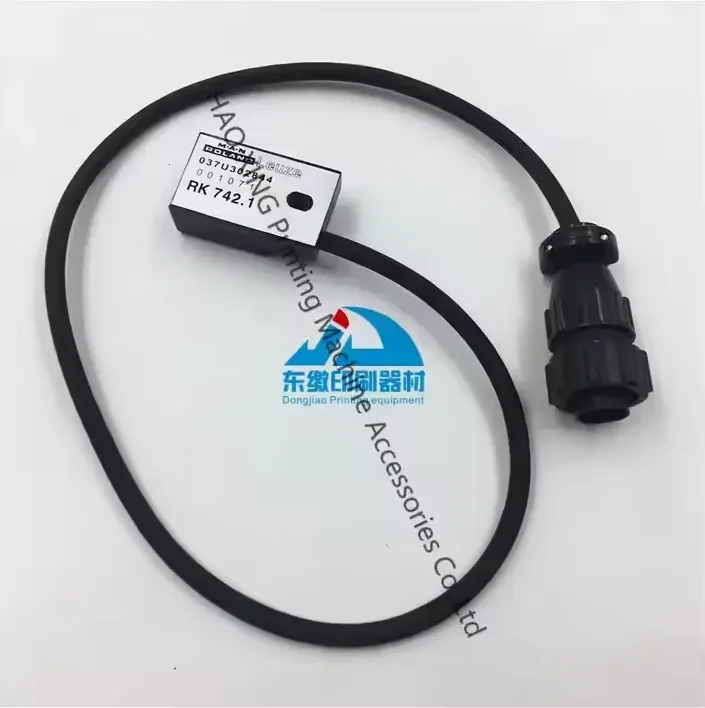 Piezas de máquina de impresión Offset con Sensor 037U302844 RK742.1 para maquinaria de impresión Roland 200 Cable Sensor de fotocélula RK742.1