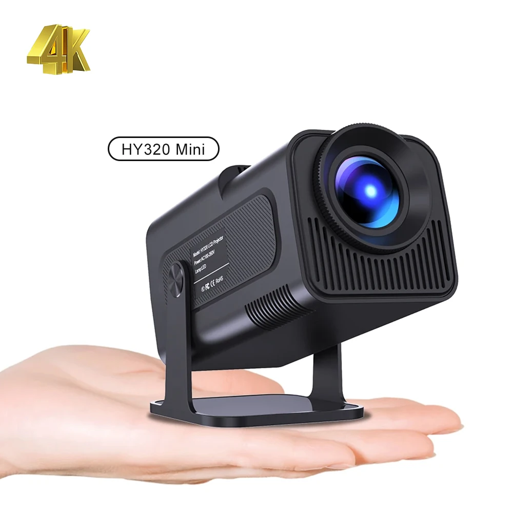 

Новый HY320 Mini 4K Proyector светодиодный проектор 4k Android Smart Projecteur BT WIFI 4k портативный проектор для домашнего кинотеатра