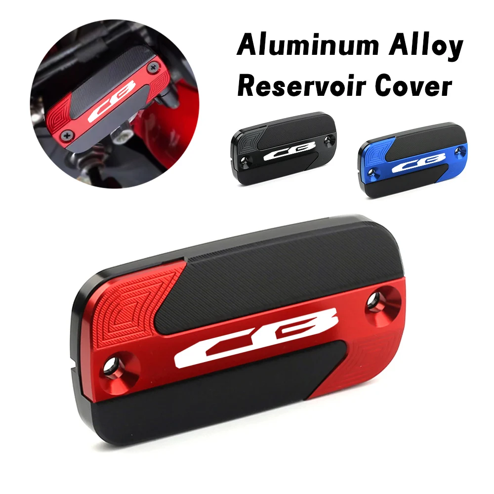 For Honda CB400  CB500F CB500X CB600F CB650R CB750 CB650F CB1300 CNC Aluminum Motorcycle Front Brake Fluid Reservoir Cover