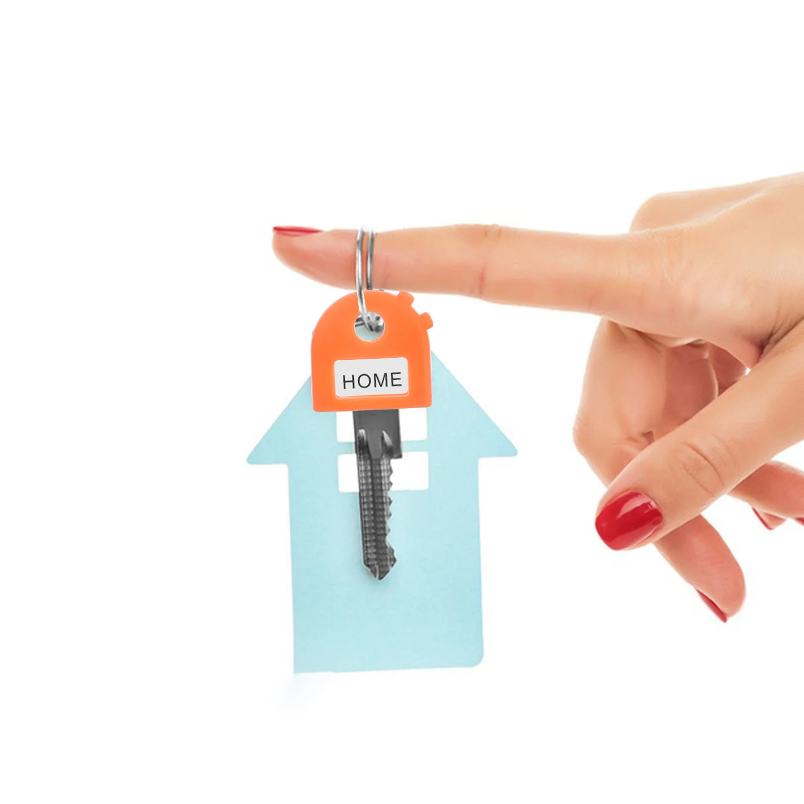 16 шт. цветных защитных колпачков для меток, милые ярлыки для ключей