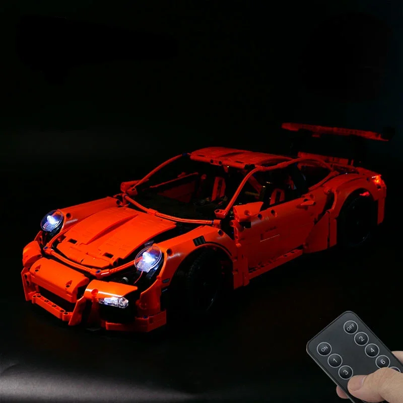 

Not Included Model LED Light Kit for 911 GT3 RS 42056 Technical Car Building Blocks City Vehicle Bricks DIY Lamp Toys Gift Set