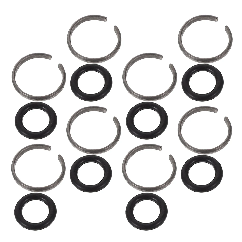 

8Sets Friction Ring Clips for Pneumatic Impact Wrenches Heavy Duty Retainer System Efficient Secure Socket Fastening Solution