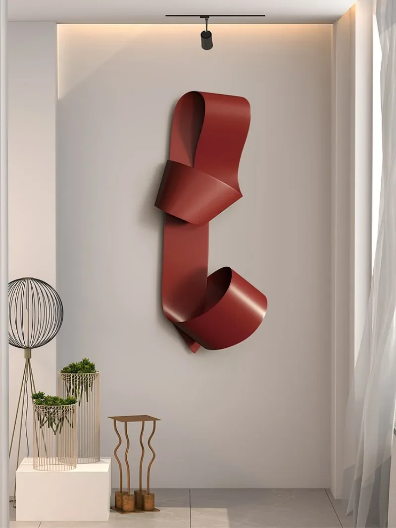 Modern light luxury wall decoration living room background  decoration  hanging model room  three-dimensional