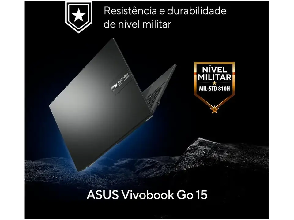 Notebook Asus Vivobook Go 15 Amd Ryzen 5 7520U 8Gb Ram 512Gb Ssd