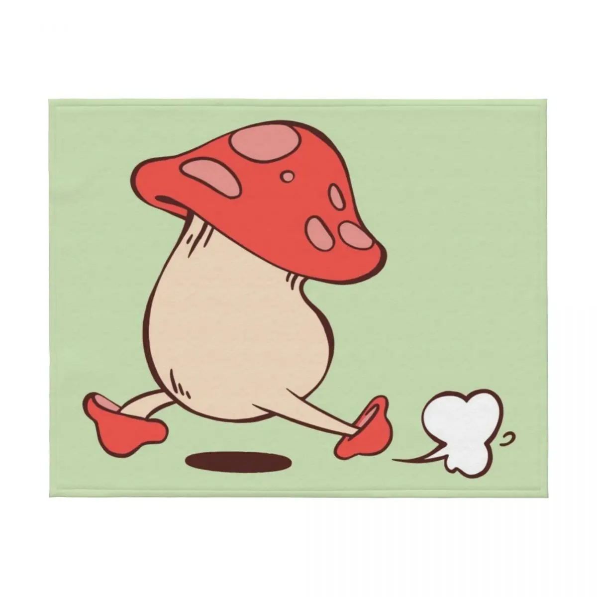 تشغيل الفطر! Dungeon Meshi Dunmesh رمي بطانية أريكة لحاف أرائك الشاطئ بطانيات الهالوين #2