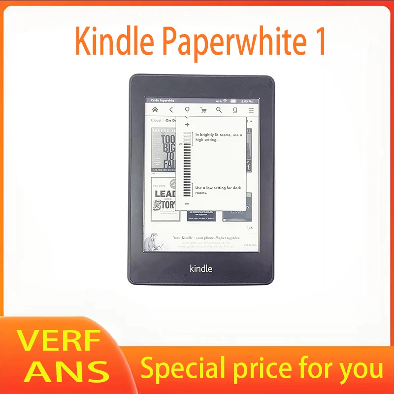 Kindle Paperwhite 1st Gen: Backlit 6-inch E-ink Ebook Reader with
