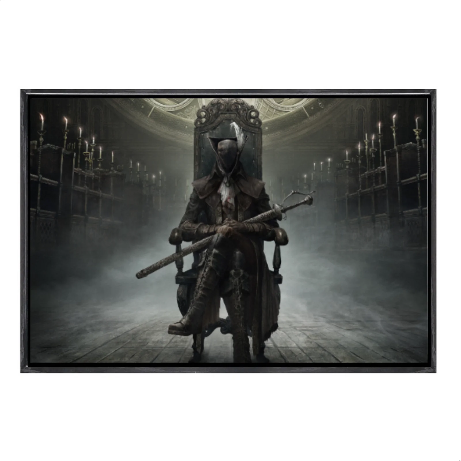 

Японская манга, многоразмерный холст, постер в двойной рамке, настенное искусство, кровоодемонтный домашний декор для гостиной, спальни