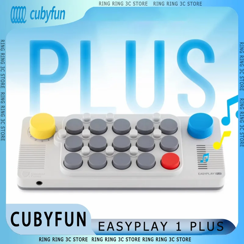 

Cubyfun Easyplay 1 Plus Карманная мини-музыкальная клавиатура Электронное пианино Интеллектуальное MIDI-пианино Type-C Bluetooth Двухрежимный MIDI-выход