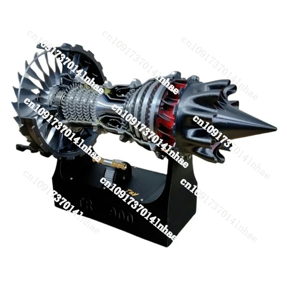 27CM TR900 Turbofan Engine Model DIY Assembly Kit High-speed Aircraft Jet Engine 3D Printing Experimental Toy