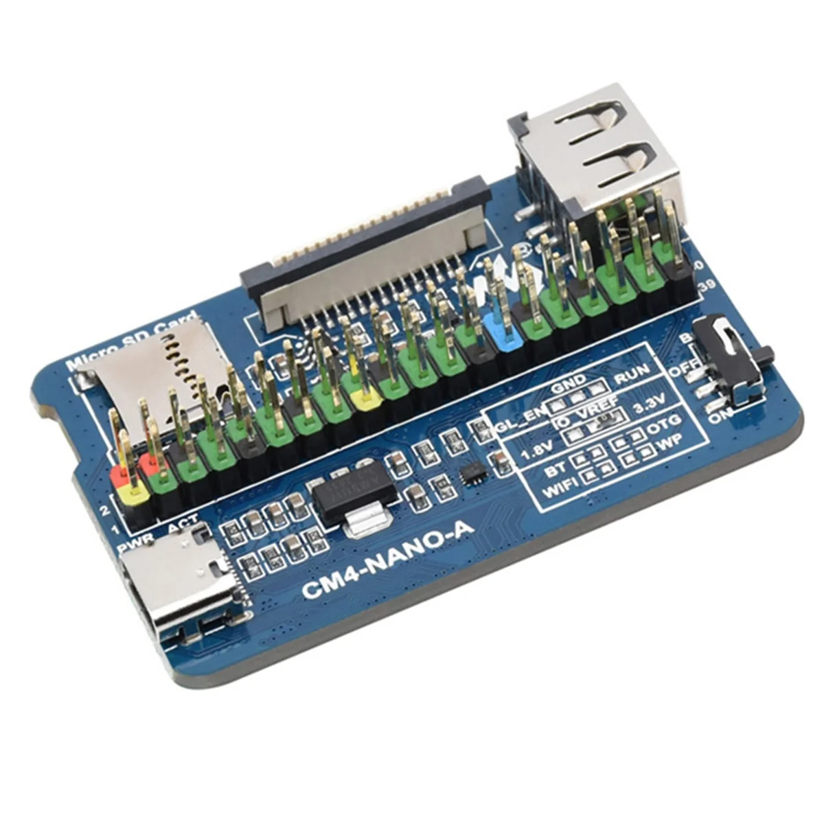 IYBBW-For Raspberry Pi CM4 NANO A Expansion Board for Raspberry Pi Compute Module 4 for Raspberry Pi 40PIN GPIO Interface