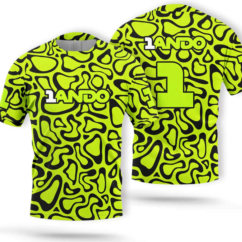 Lando Norris 1 Fahrer-Fans 1000 Sommer 3D Kinder-T-Shirt 2026 Neuer Stil Schnelltrocknende Atmungsaktive Sportbekleidung – Detail 5