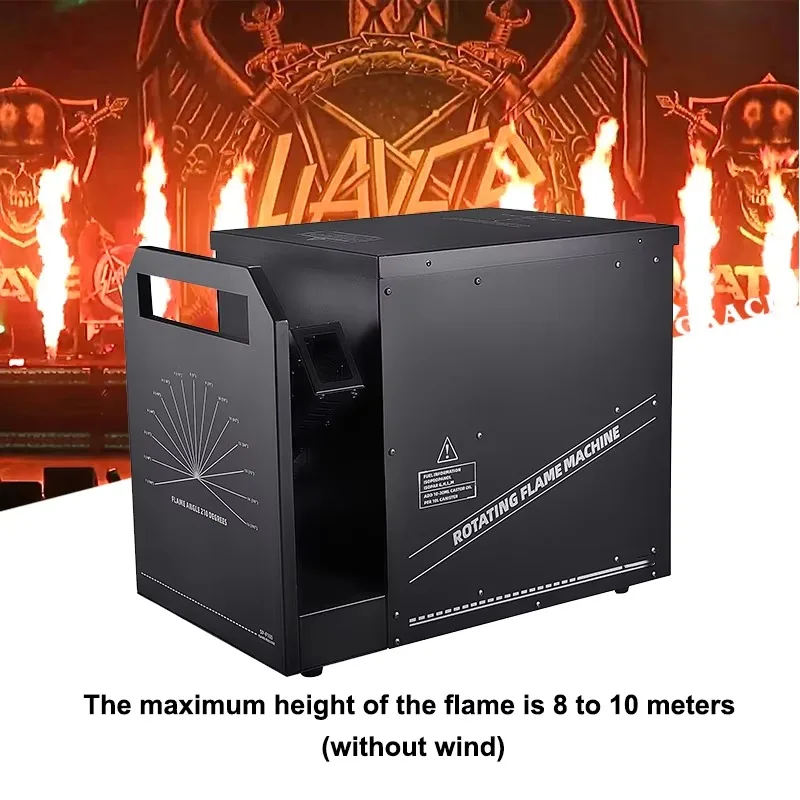 

Igracelite Stage Effect DMX 180 Degree Swing Fire Flame Machine