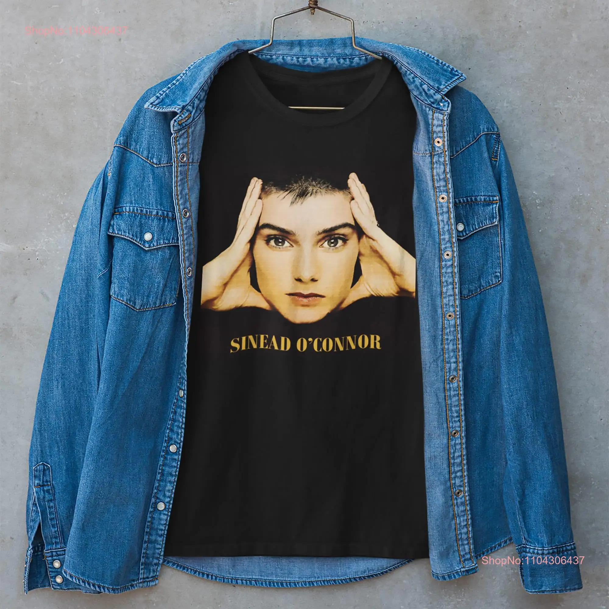 Vintage Retro Sinead O'Connor legendary star artist T shirt for fans long or short sleeves