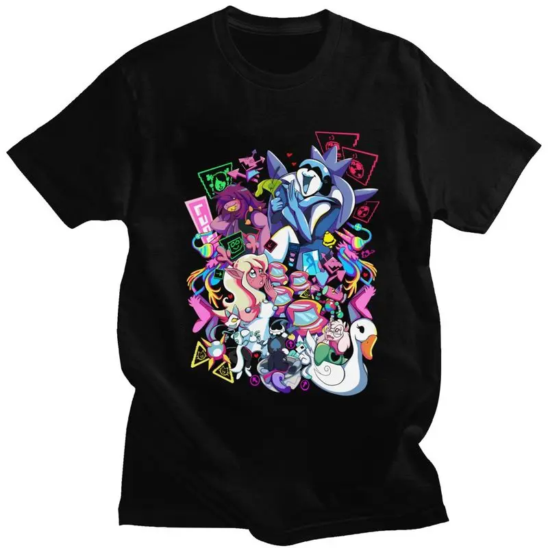 

Custom Hot Game Deltarune Tshirt for Men Short Sleeves T Shirt Fashion T-shirts Slim Fit 100% Cotton Tee Gift
