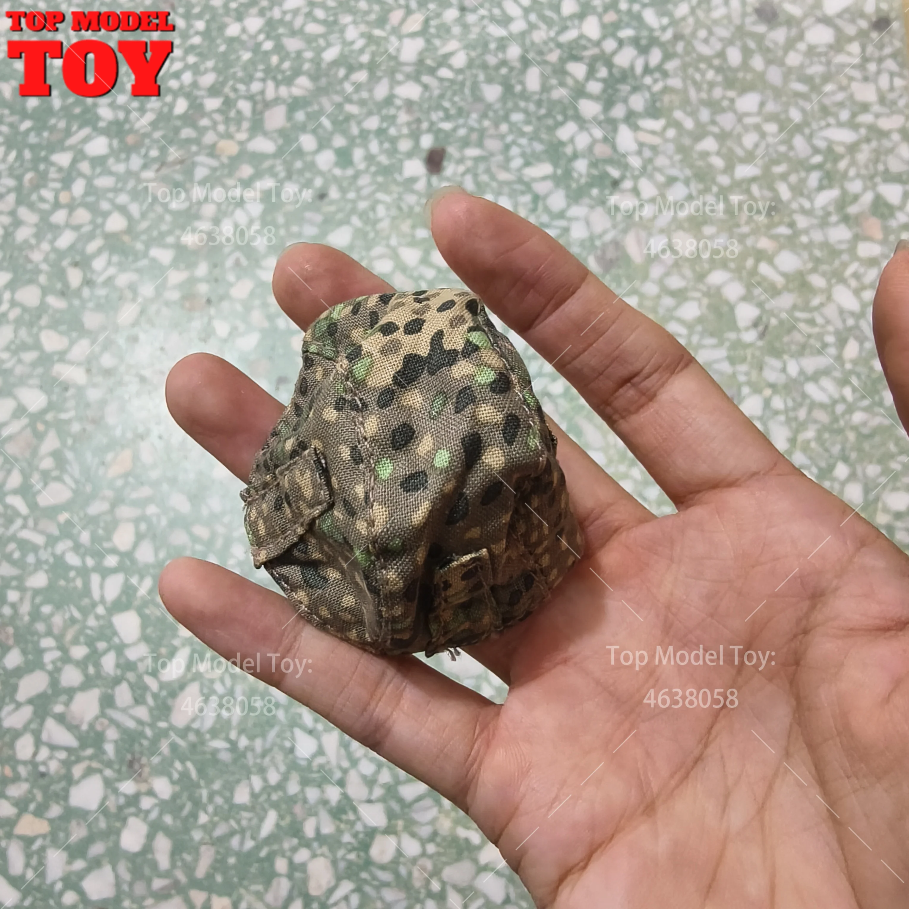 Камуфляжный шлем в масштабе 1/6, немецкая кепка, модель, подходит для 12-дюймовой фигурки солдата, аксессуары для сцены для коллекционирования