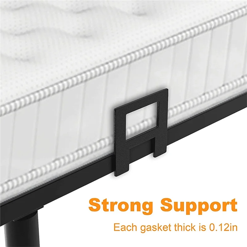 AEE3-Non Slip Mattress Gaskets For Bed Frame, 6 Pcs Mattress Holder In Place Gripper, Anti-Slip Baffle Fit For Metal