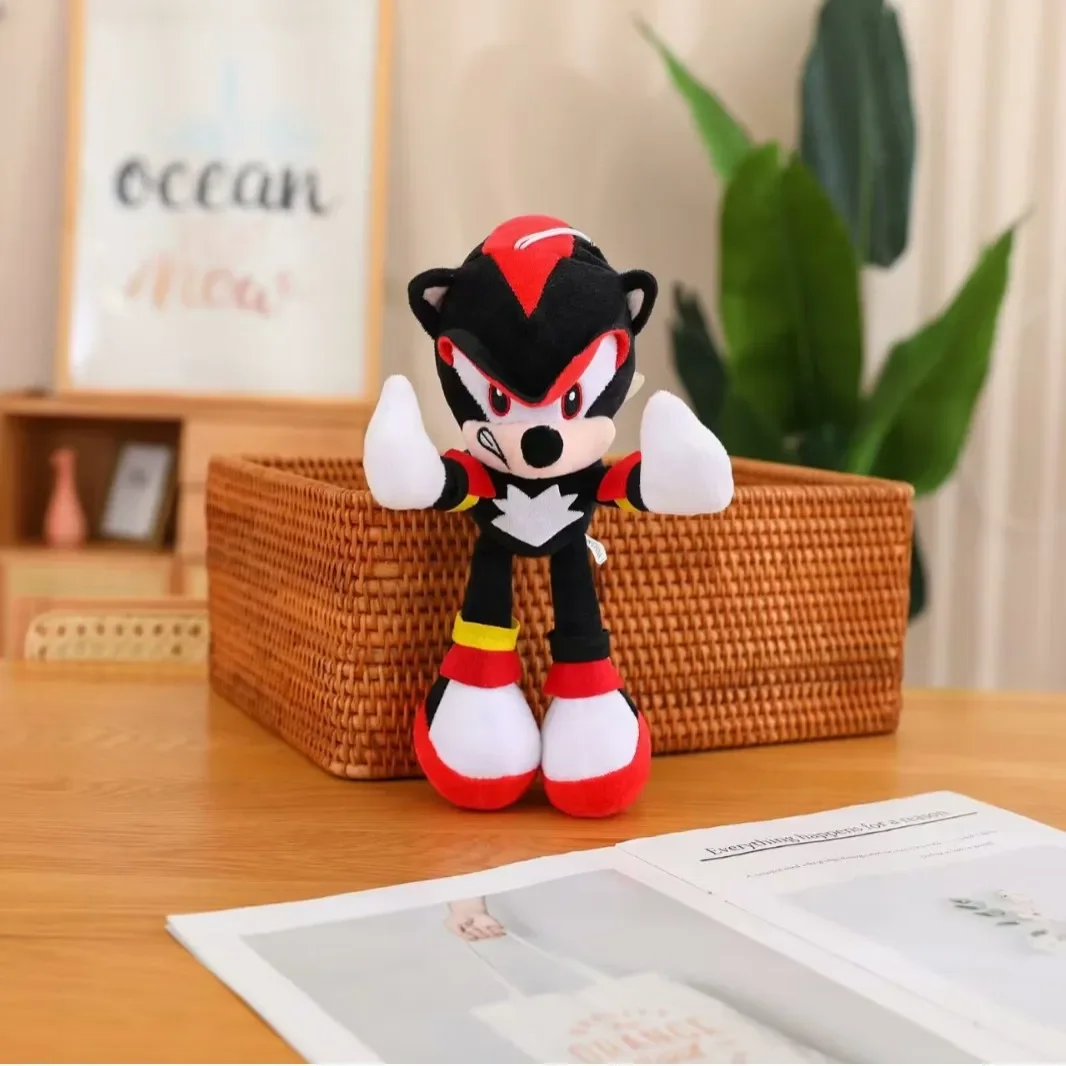 Novo supersônico mouse cauda sombra dos desenhos animados brinquedo de pelúcia macio super sonic talsnak ouriço amy jogo boneca decoração brinquedo meninos e meninas