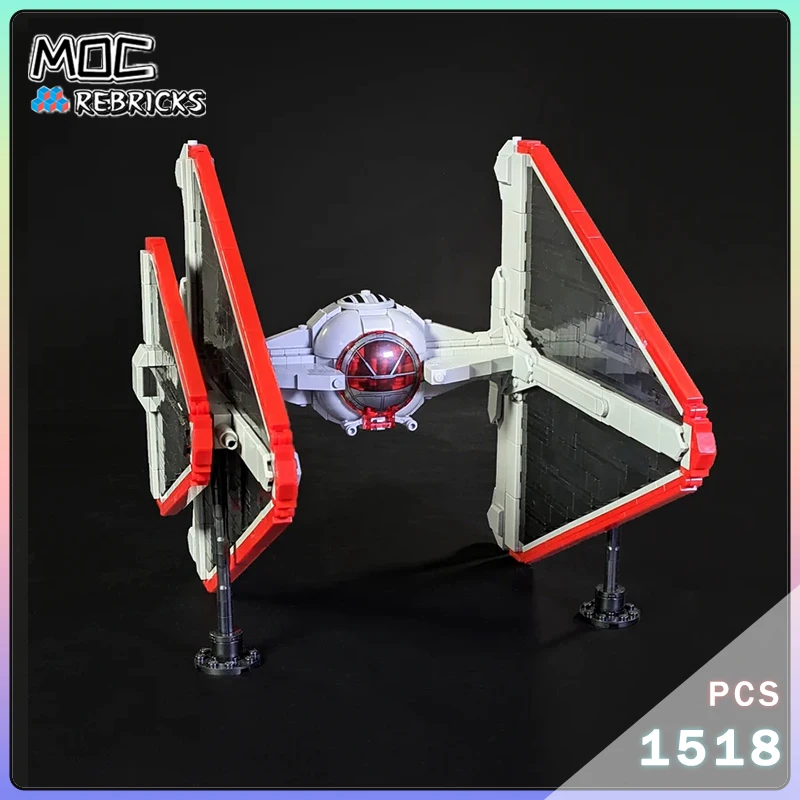 

Ultimate Collection Tiess Interstellar Fighter Строительный блок Космическая битва Модель самолета DIY Сборочные кирпичи Развивающие игрушки