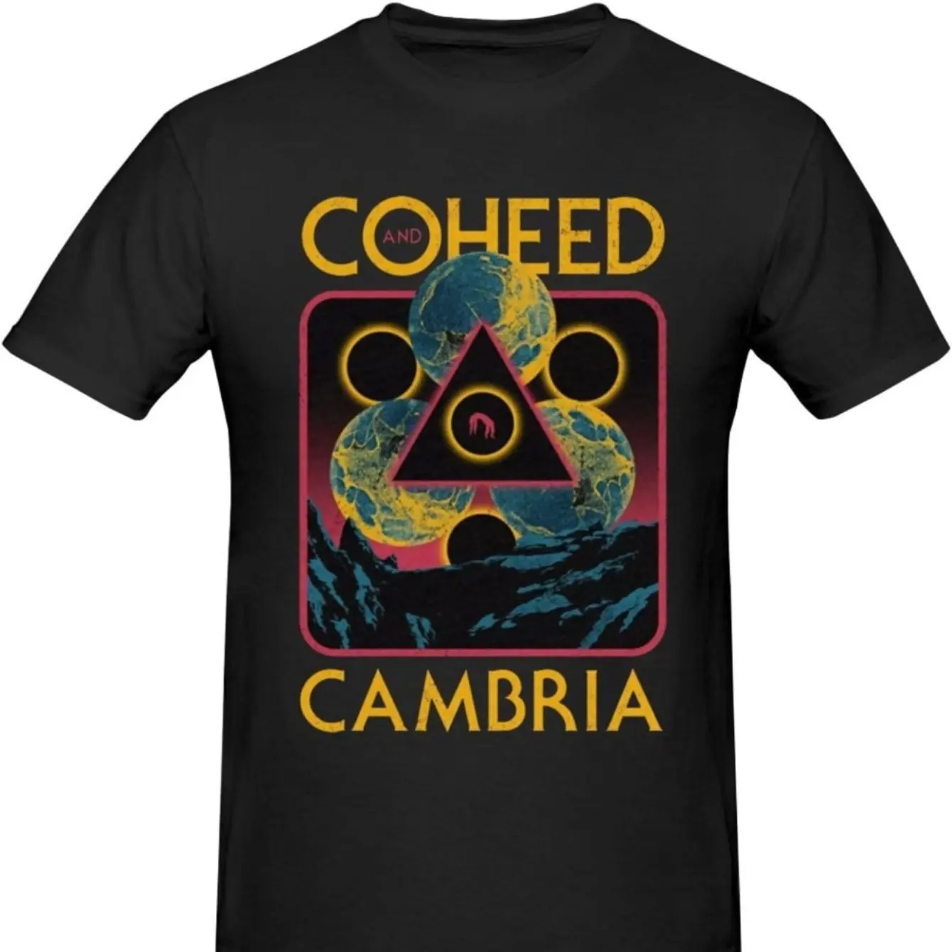 

Музыкальная футболка с короткими рукавами Coheed and Cambria, мужская летняя дышащая футболка с круглым вырезом и короткими рукавами, хлопковый топ с крутым узором