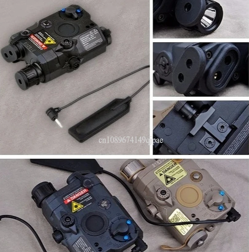 

PEQ anPEQ PEQ15 Red Green Laser Version Tactical Red Green Blue Dot/White LED Laser Device ar15 Hunting torch airsoft Indicator
