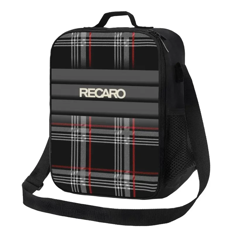 

Recaros Logo Resuable Lunch Boxes for Women Multifunction Thermal Cooler Food Insulated Lunch Bag Office Work