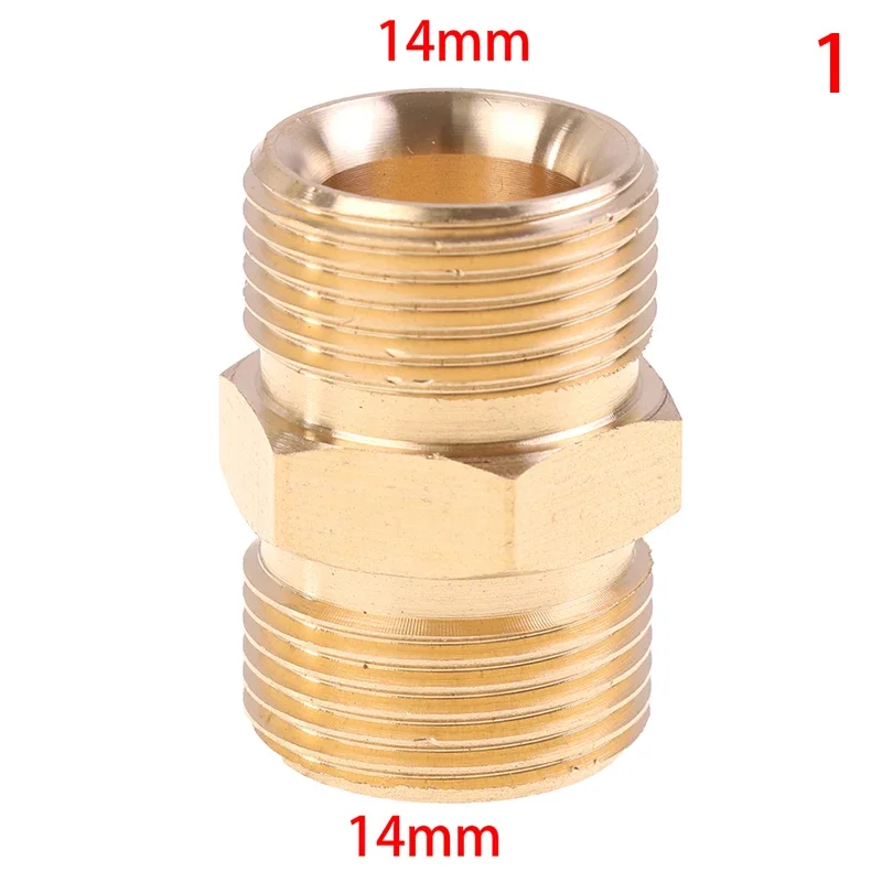 Hochdruckreiniger-Schlauchverlängerungsanschluss-Adapter, M22 14 mm und 15 mm Außengewinde, Innenschlauch-Kupplungsadapter für Power Washe – Detail 3