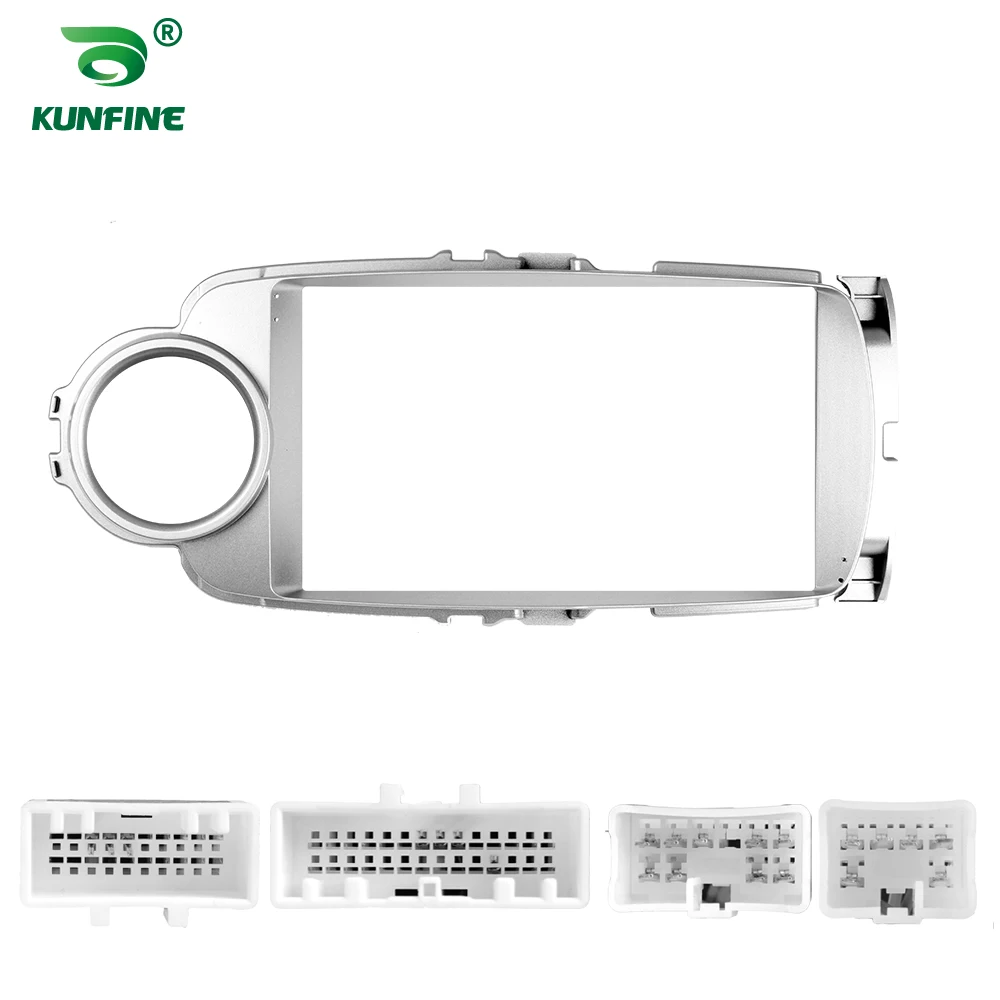 Car GPS Navigation Stereo For Toyota YARiS 2012 - 2017 Radio Fascias Panel Frame Fit 2Din 9 inch In Dash headunit screen