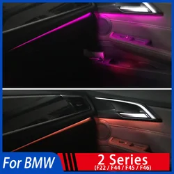 For BMW 2 Series Car Decorative Auto Ambient Light Led Strip For F22/F44/F45/F46 Gran Coupé Car Tuning