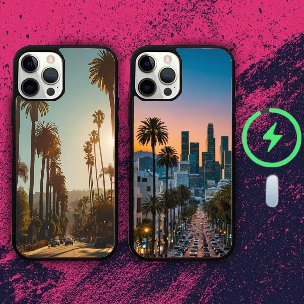 

C-California Landscap Phone Case For iPhone 16e,16,15,14,13,12,11,Plus,Pro,Max,Mini Magsafe Magnetic Wireless Charging