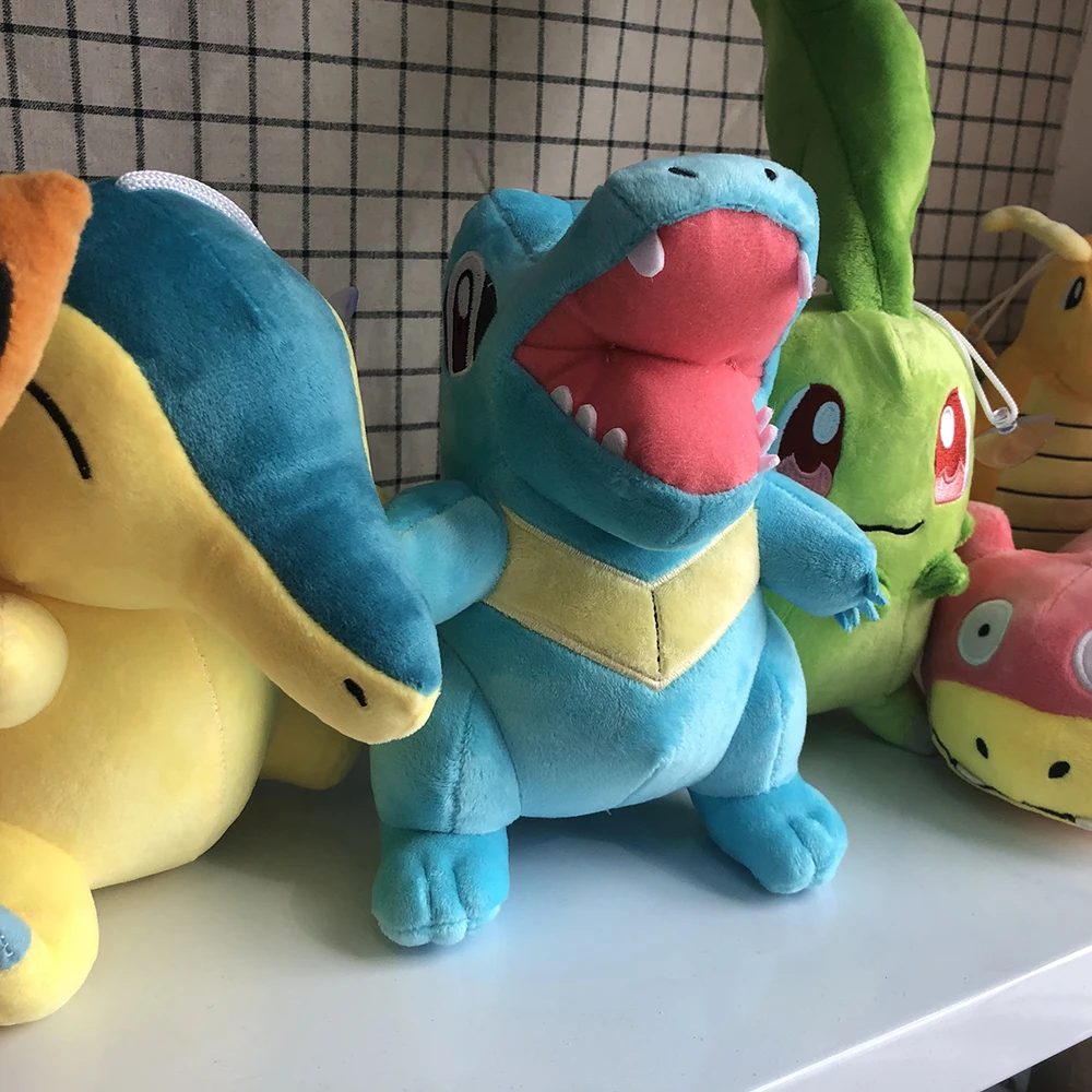 البوكيمون أسطورة ZA أفخم Chikorite Totodile Tepig دمية بيكاتشو Peluche السنجاب Bulbasaur Charmander Eevee ألعاب من القطيفة هدية طفل #6