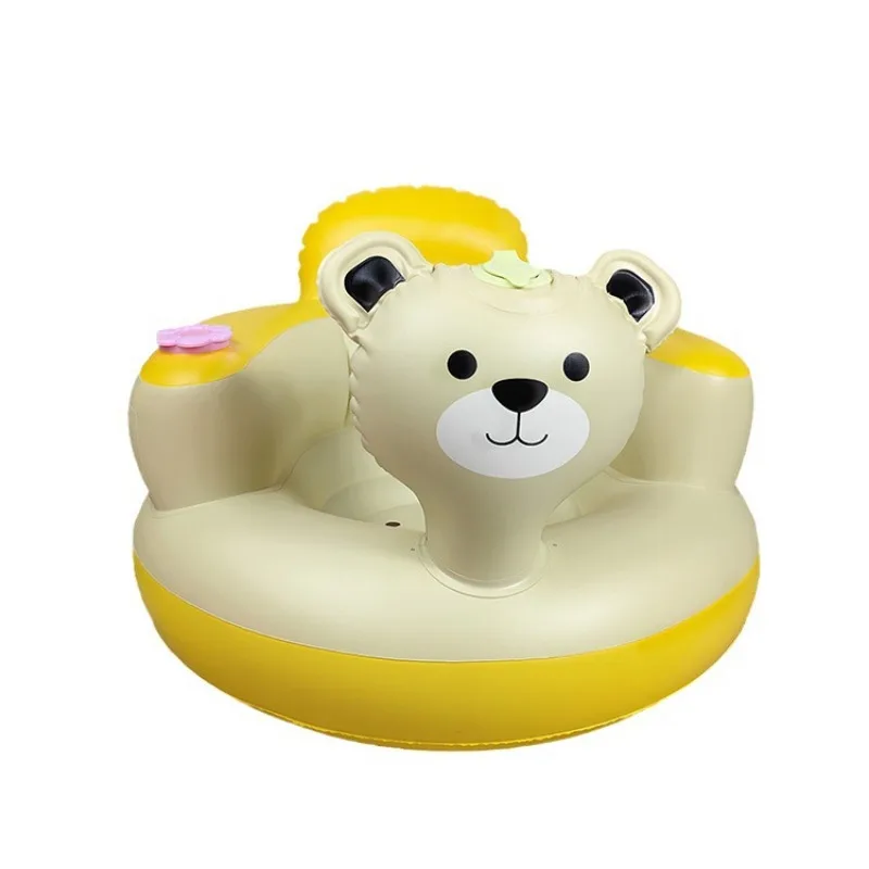 PVC Inflatable Toy Baby Training Learning To Sit Artifact Anti-fall Learning Chair Learning Seat Baby Sofa Bath Stool Bath Tub