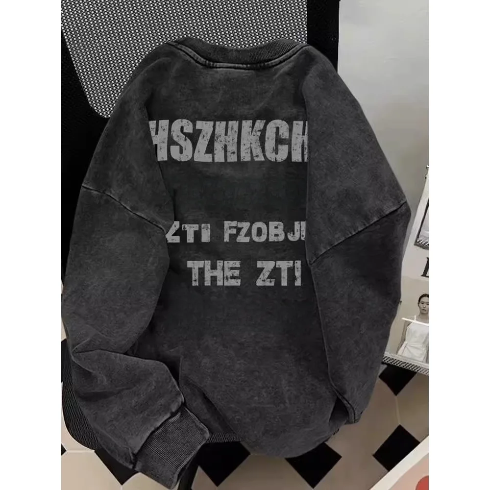 

Мужская толстовка Waed Thiened Fce с капюшоном, осенне-зимняя, в японском стиле, с принтом, молодежная, теплая, из полиэстера, повседневная, верхняя одежда