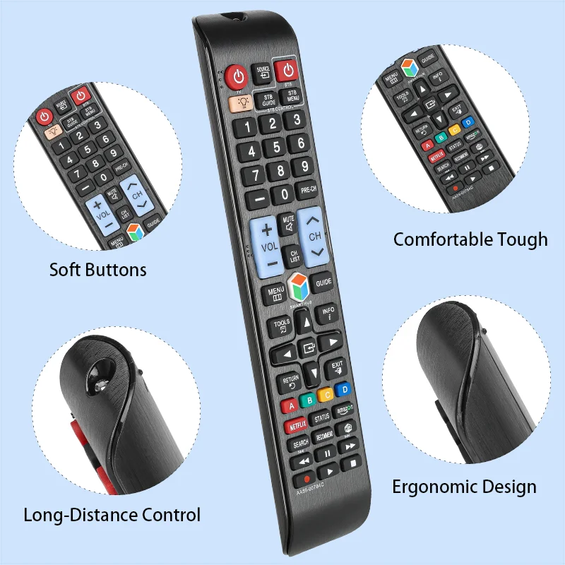 AA59-00784C For Samsung TV Remote Control UN65F6350A UN65F6350AF BN59-01043A UN55F9000 UN55F9000AF UN55F9000AFXZA - view 2
