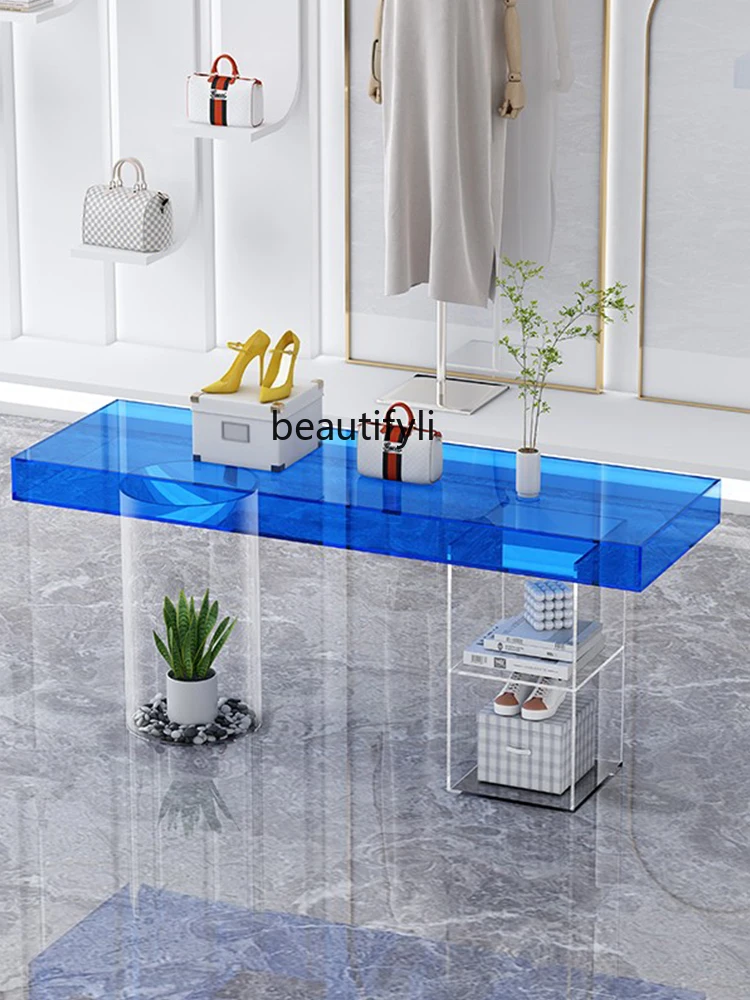 Acrylic Zhongdao Display Stand Clothing Store Display Stand Display Table Light Luxury Zhongdao Cabinet