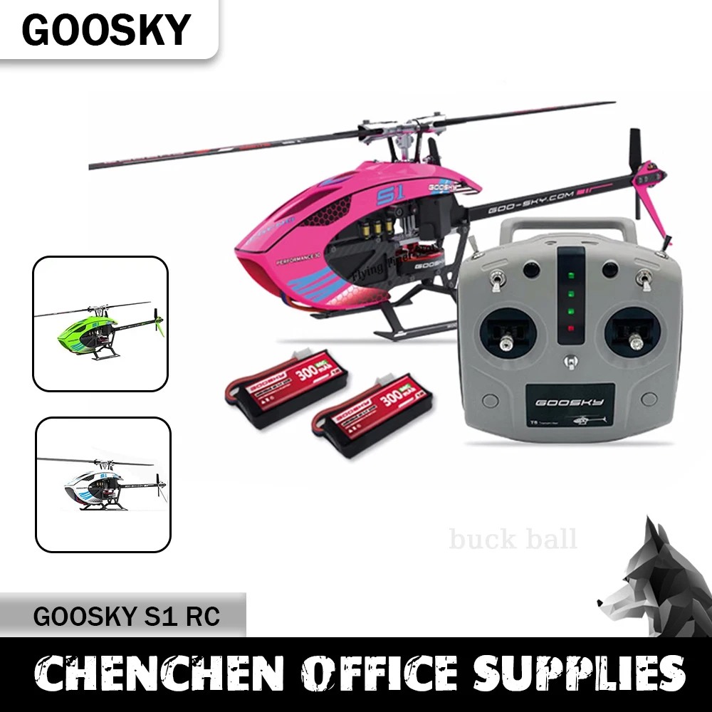 

Goosky S1 Bnf/Rtf 3d 6ch Stunt Double Brushless Motor Direct Drive Helicopters Flybarless Rc Aircraft Model Airplane Kids Toys