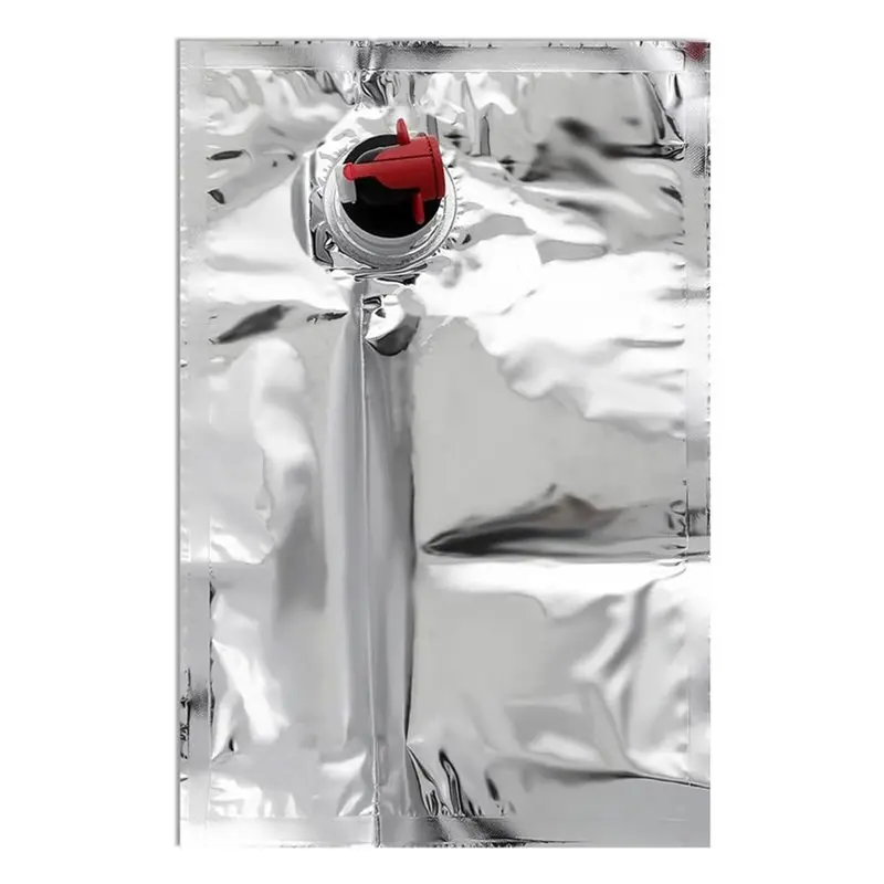 ABKW-Aluminum Foil Drink Bladder Bags Refill, 10Pcs 2L Leakproof Wine Replacement Pouches For Purse Carriers And Travel