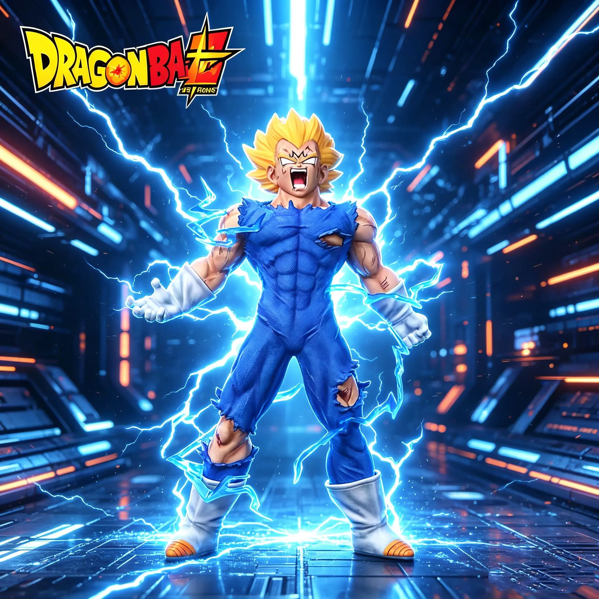 

28cm Dragon Ball Self-destruct Majin Vegeta Action Figure Statue PVC Collection Super Saiyan GK Bejita Figurine Model Toys Gifts