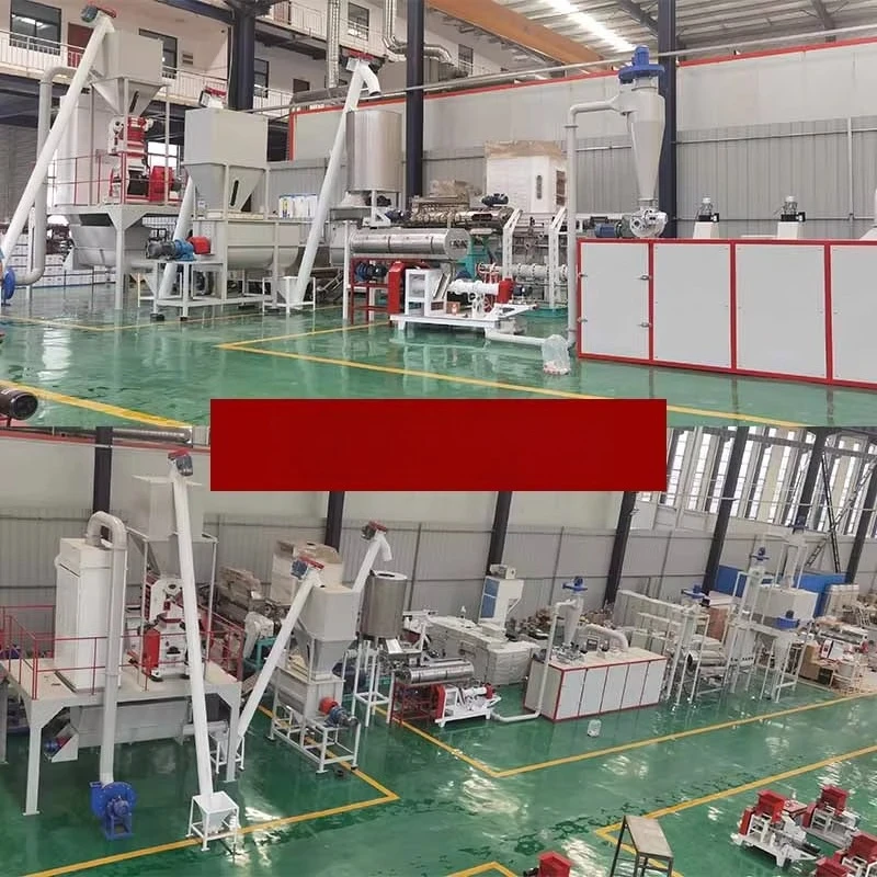 أغذية الحيوانات الأليفة والعائمة معالجة أعلاف الأسماك خط كامل مطحنة التغذية خلاط المطرقة 1 طن في الساعة تغذية مطحنة الحبيبات مصنع للبيع #6