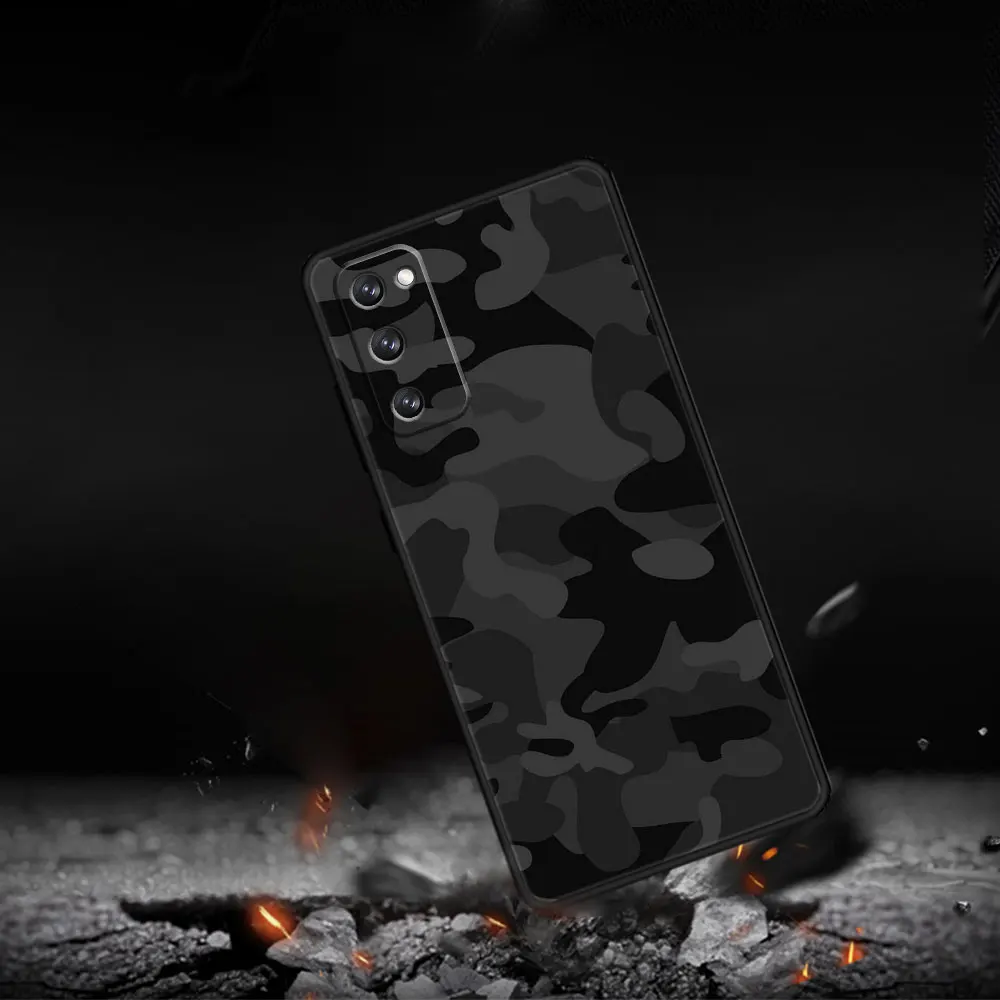 Camouflage Pattern Camo Military Army For Samsung Galaxy S24 Note 20 10 S21 Plus S22 Ultra 5G S10e S10 Lite S20 FE Case