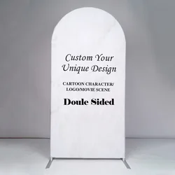 Tableclothsfactory Custom Double-Sided Arch Cover Photo Backdrop Cover Birthday Wedding Personalized Event Party Background