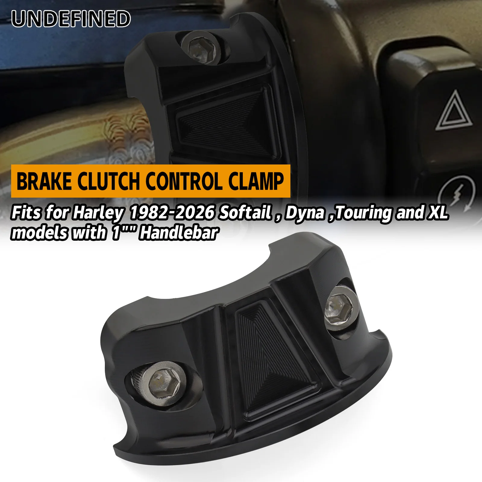 Abrazadera de manillar para freno y embrague de motocicleta, abrazadera de cilindro maestro para Harley Dyna Softail Touring Road Street Glide Road