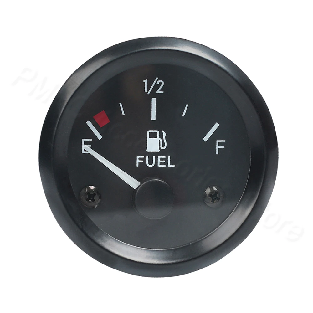 Fahrzeug Meter 12V Automobil Auto Gauge 2 "52mm Wasser Temp Öl Temp Ölpresse Kraftstoff Volt Öl presse kg Amperemeter Gauge Schwarz Shell